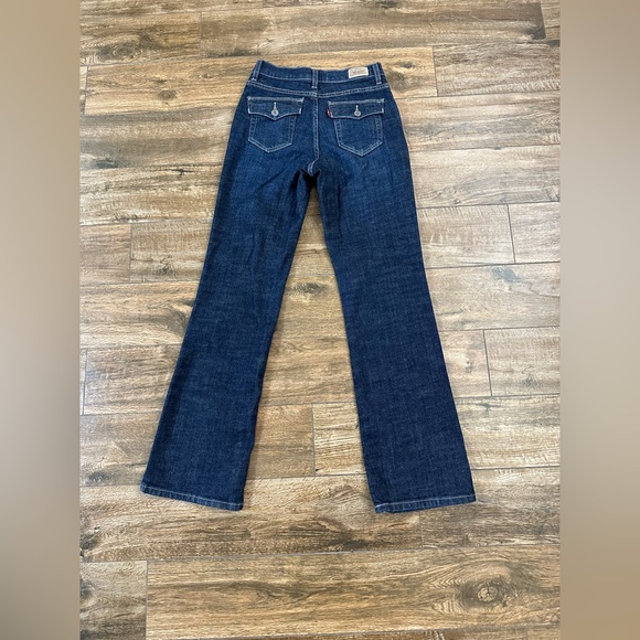 Levi’s Perfectly Slimming Bootcut 512 Jeans 4M, Dark Wash Bootcut Jeans 27 - Picture 9 of 11